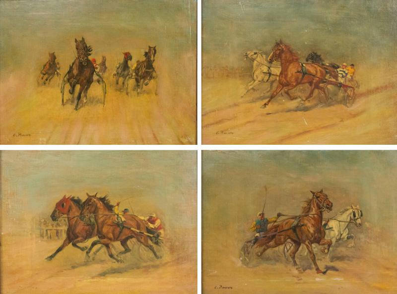 C Bauex Art Moderne Trotters Paintings