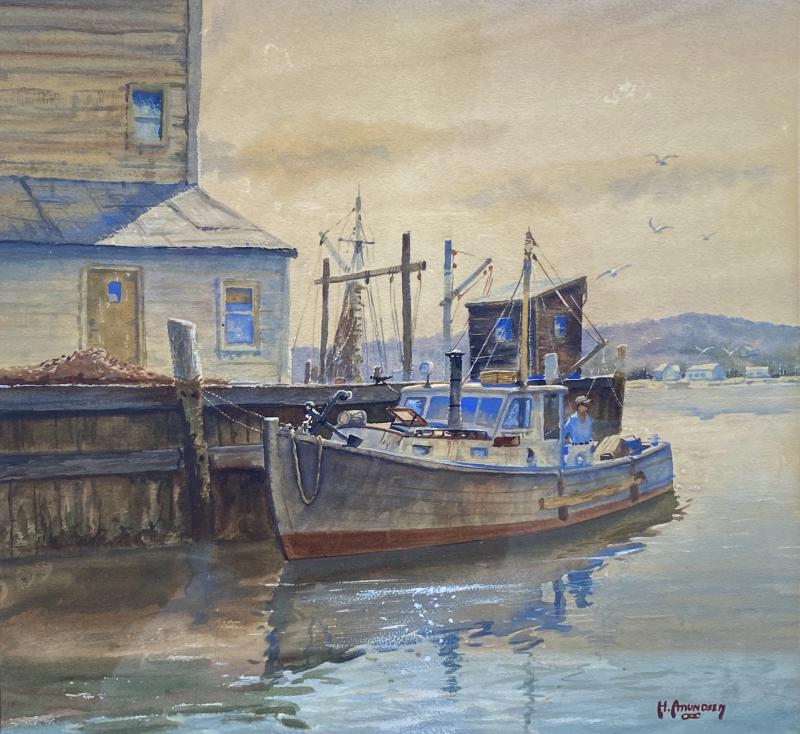 C Hjalmar Amundsen The Old Bay Boat Greenport Long Island 