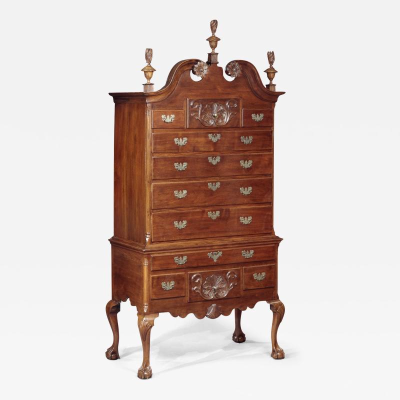 CHIPPENDALE HIGH CHEST OF DRAWERS