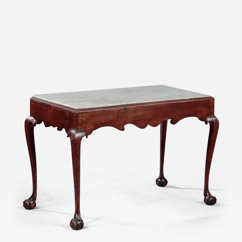 CHIPPENDALE MARBLE TOP PIER TABLE