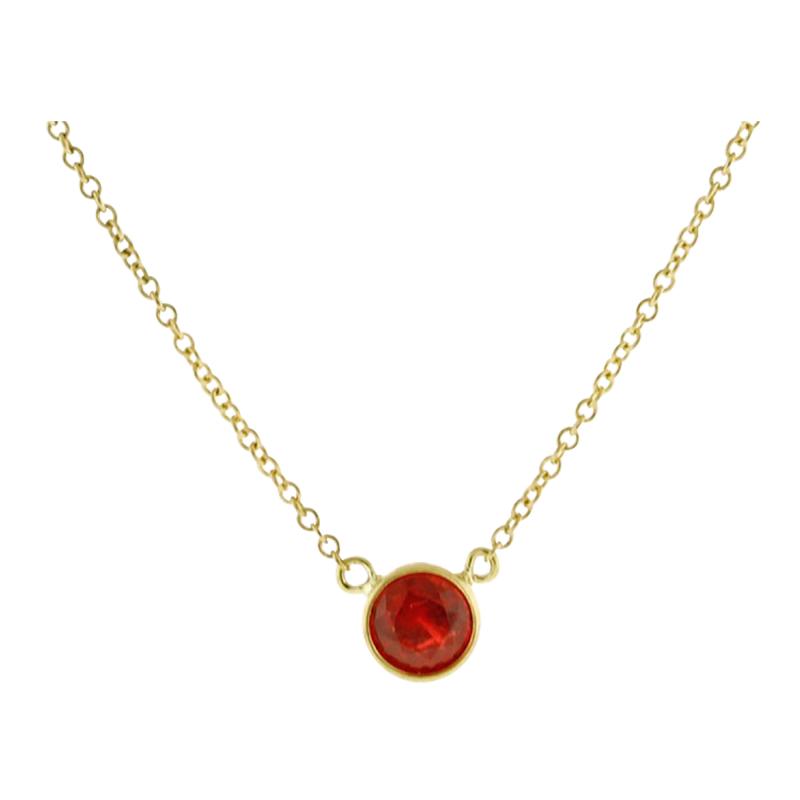 COLOR OF LOVE RUBY PENDANT NECKLACE