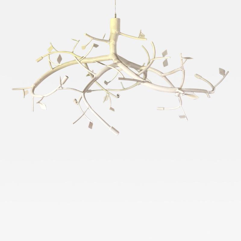 CP Lighting Christopher Poehlmann White 5 diameter newGROWTH with leaves