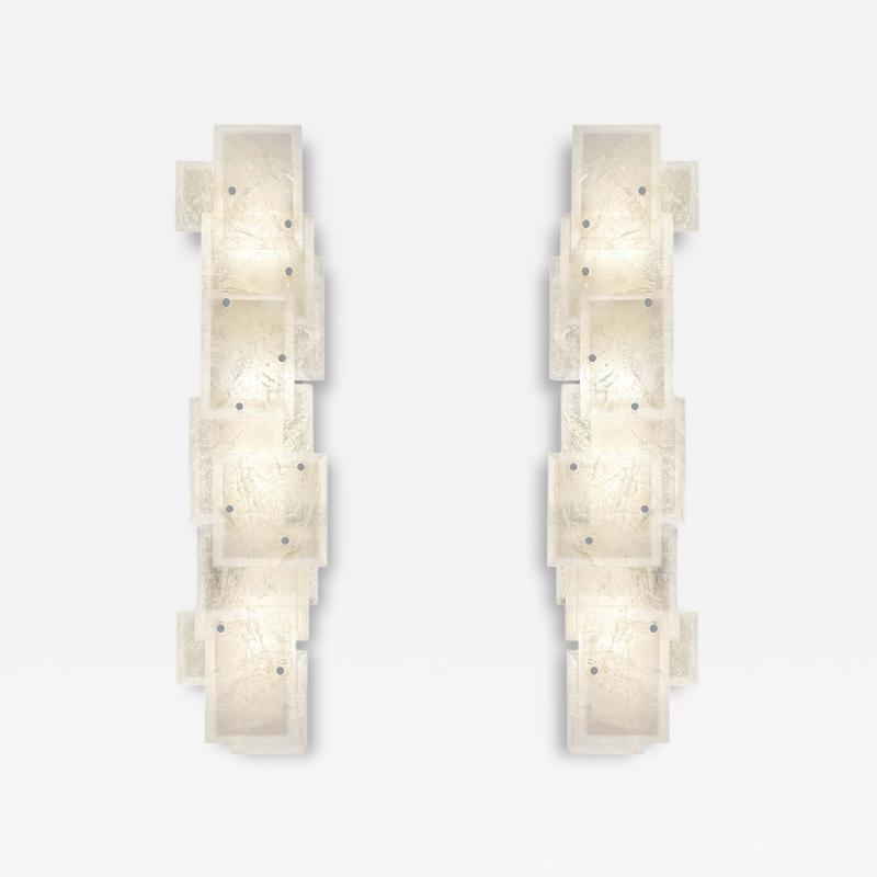 CPS25 Rock Crystal Sconces by Phoenix