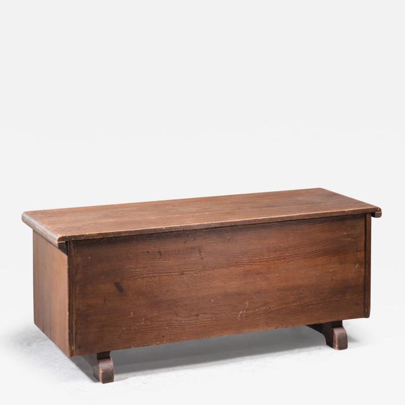 Cabin style pine chest