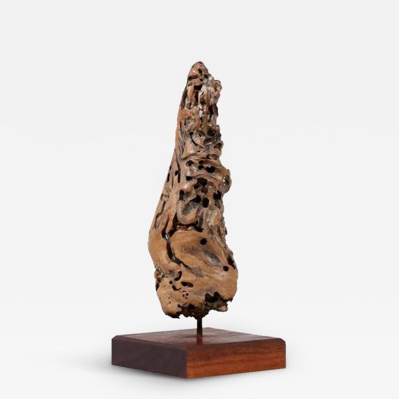 Lebar - California Modern Burlwood Sculpture By Lebar