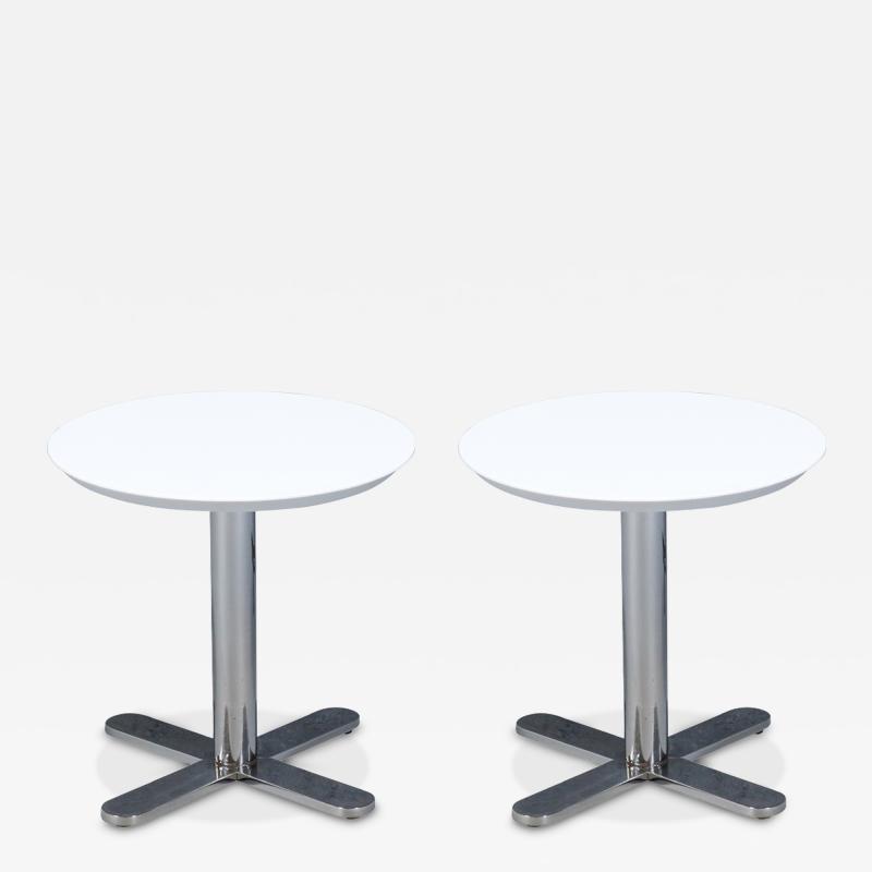 California Modern Plus Chrome Side Tables by West Coast Industries