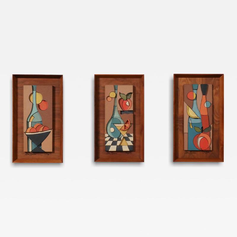Californian Modern Abstract Wall Art Panels by Allan Noonan