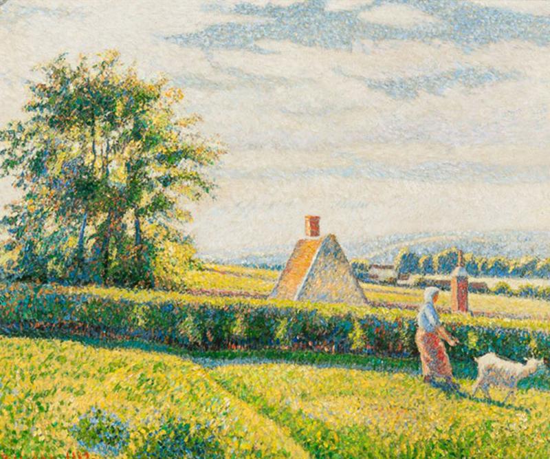 Camille Pissarro Landscape Spring Pasture 