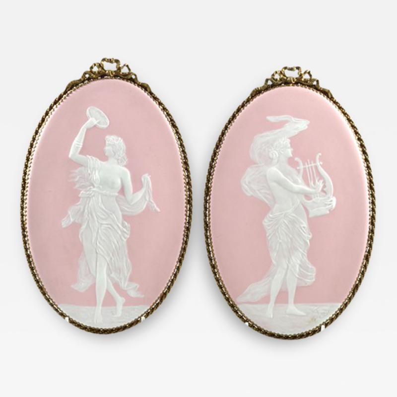 Camille Tharaud Camille Tharaud Limoges Sur Pate Pair of Plaques