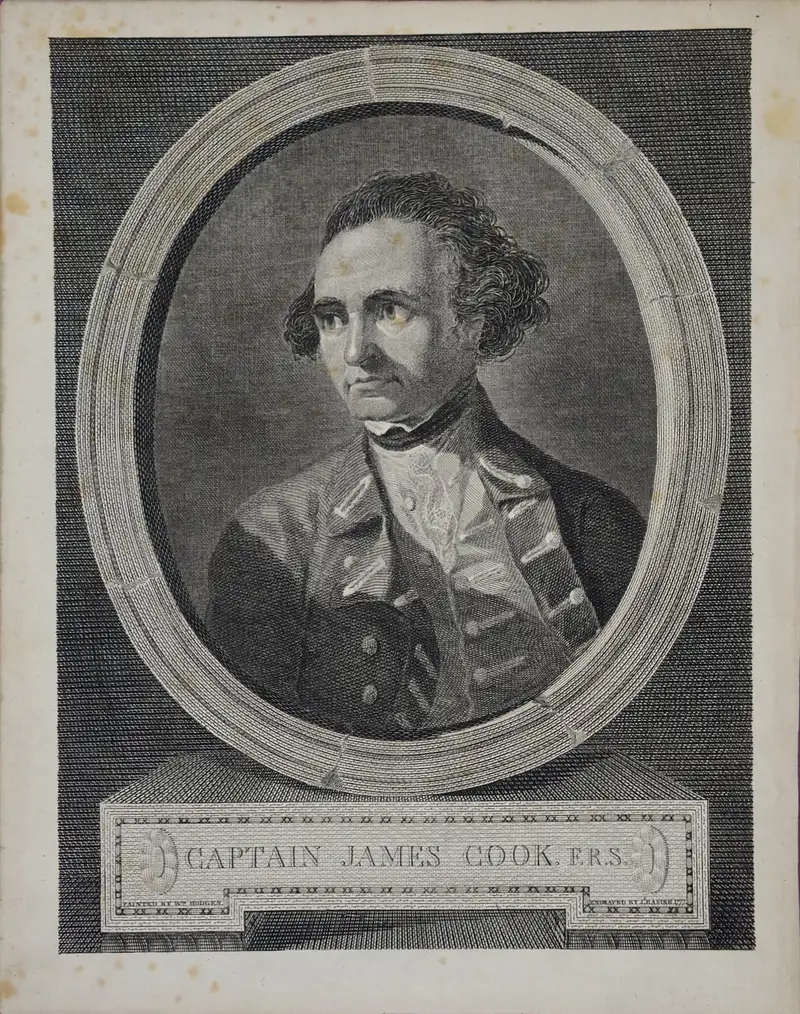 Captain James Cook: 18th C. Portrait by William Hodges After Cook's 2nd ...