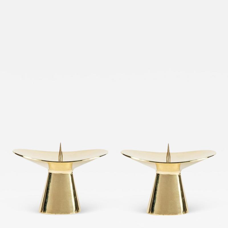 Carl Aub ck Carl Aub ck Model 3469 Polished Brass Candleholder