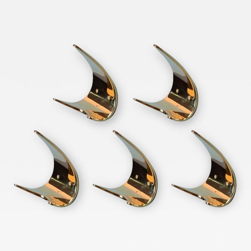 Carl Aub ck Set of Five 4086 Wall Hooks by Carl Aub ck