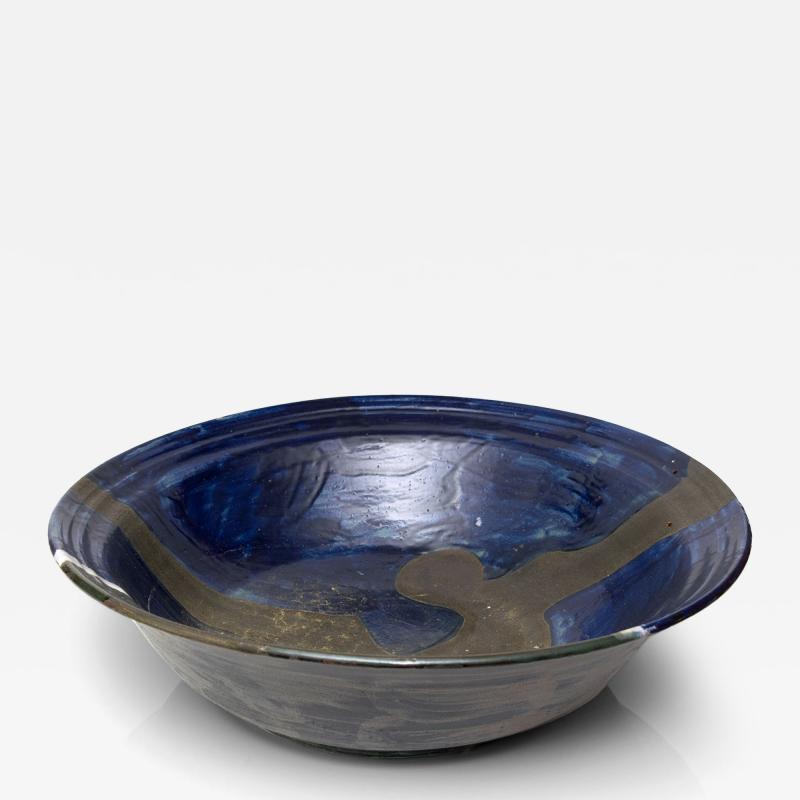 Carl Cunningham Cole BRITISH POTTER CARL CUNNINGHAM COLE MONUMENTAL CERAMIC BOWL 