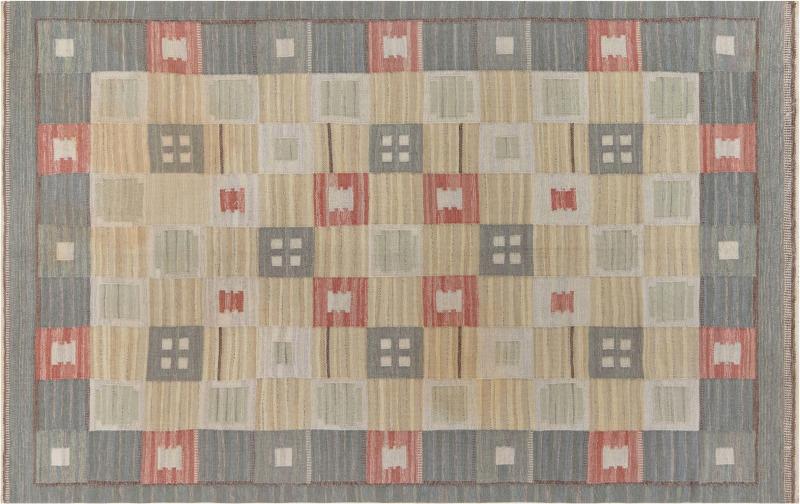 Carl Dagel SWEDISH FLAT WEAVE RUG BY CARL DANGEL