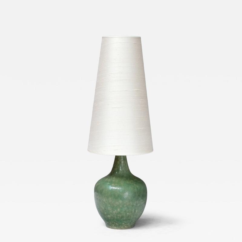 Carl Harry St lhane Carl Harry St lhane Green Ceramic Table Lamp R rstrand Sweden 1950s