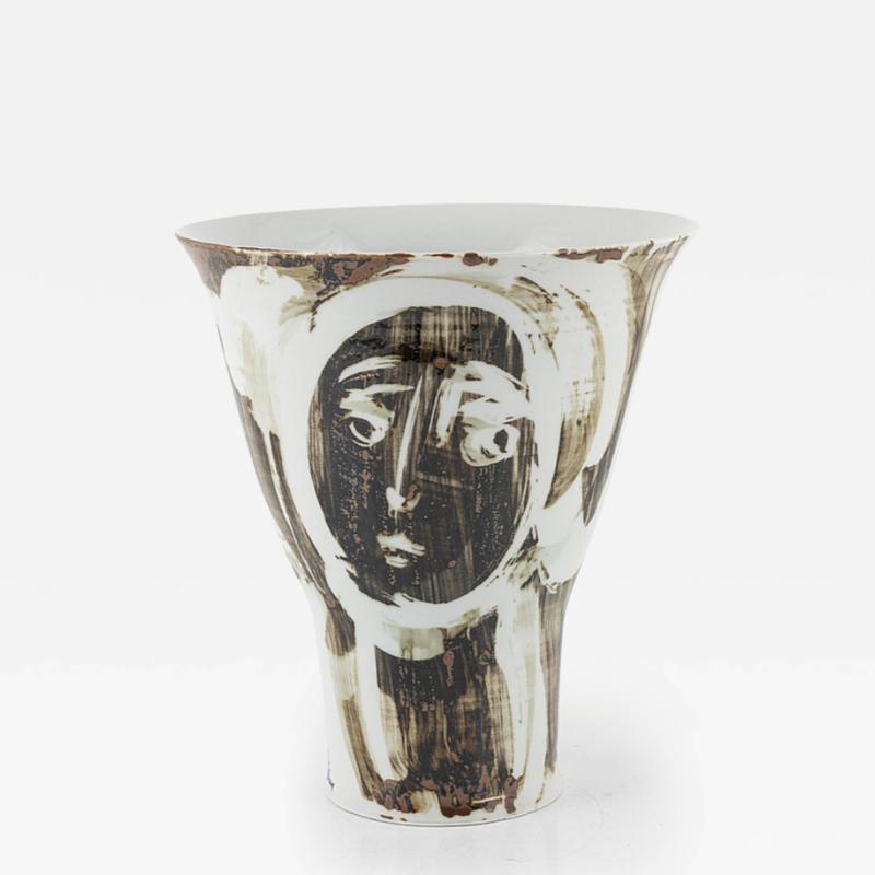 Carl Harry St lhane Unique Stoneware Vase by Carl Harry Stalhane