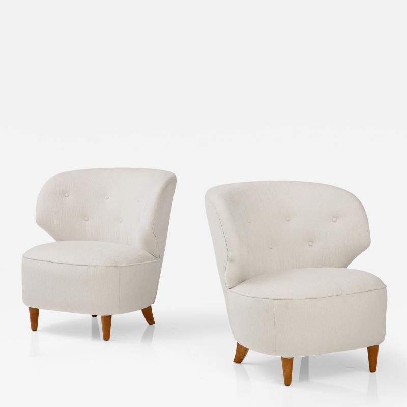 Carl Johan Boman A Pair of Carl Johan Boman Clubchairs Circa 1940s