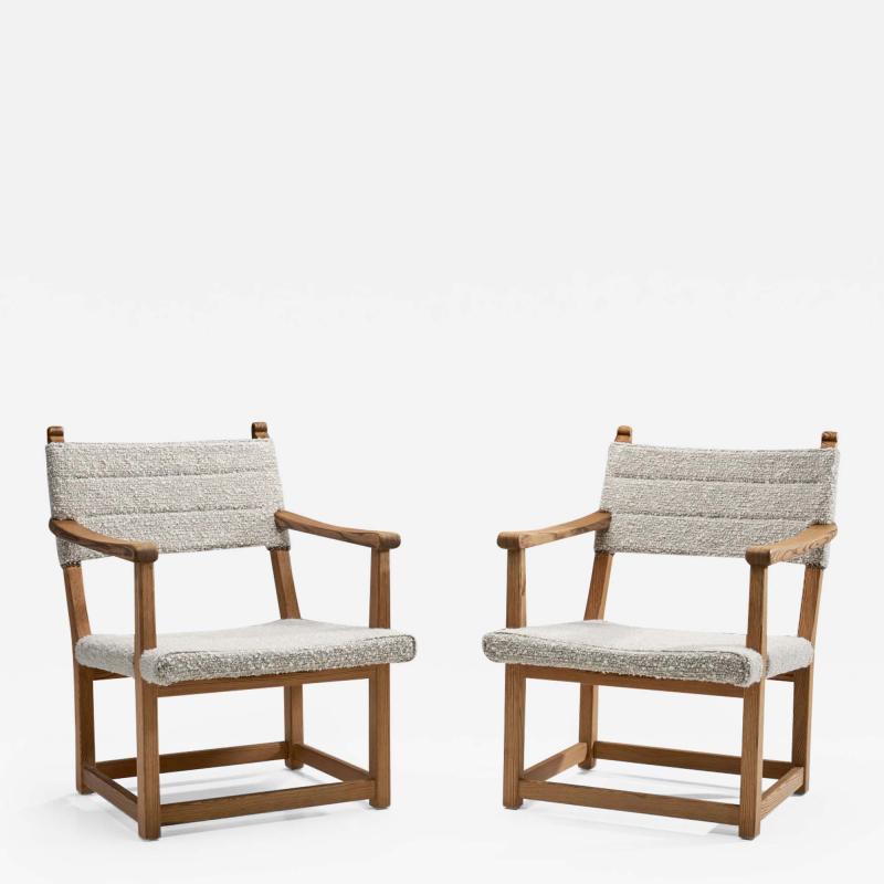 Carl Malmsten A Pair of Carl Malmsten H ngsits Armchairs Sweden 1947