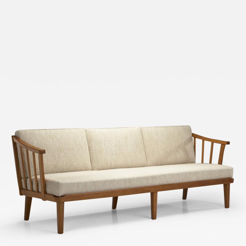 Carl Malmsten Carl Malmsten Oak Visings Sofa for O H Sj gren Sweden 1960s