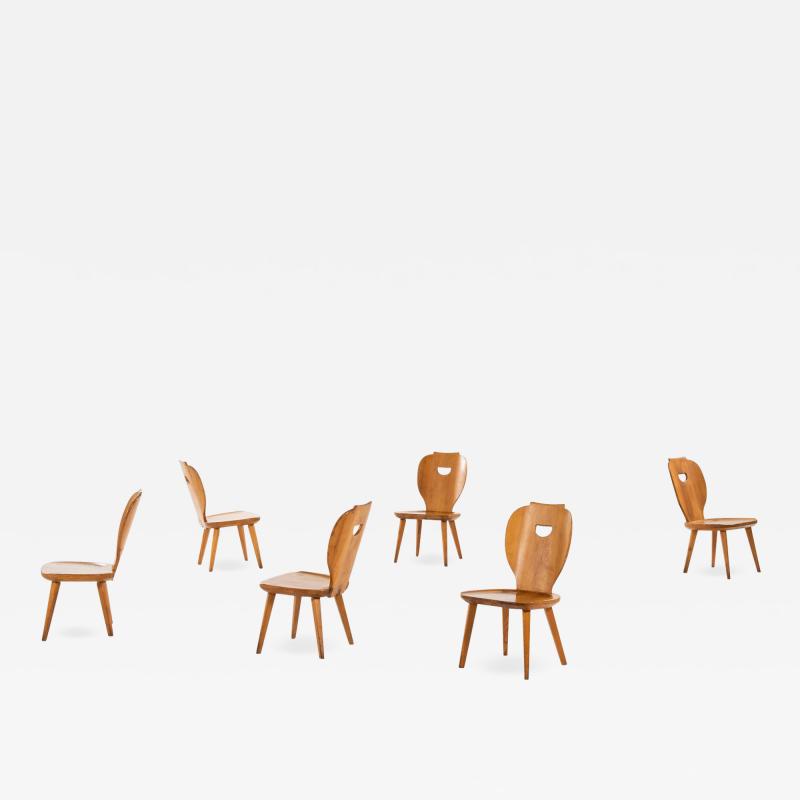 Carl Malmsten Easy Chairs Produced by Svensk Fur