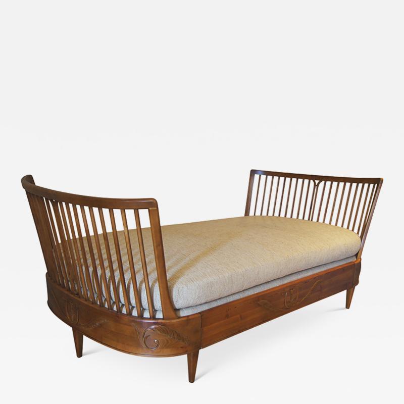 Carl Malmsten Extraordinary and rare daybed by Carl Malmsten for Nordiska Kompaniet