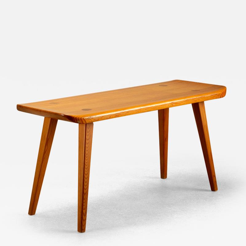 Carl Malmsten Visings Pine Bench by Carl Malmsten Sweden 1950s