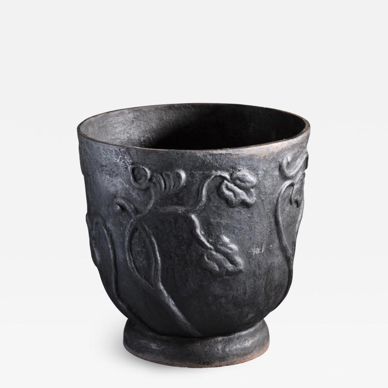 Carl Milles Carl Milles cast iron plant pot or jardiniere