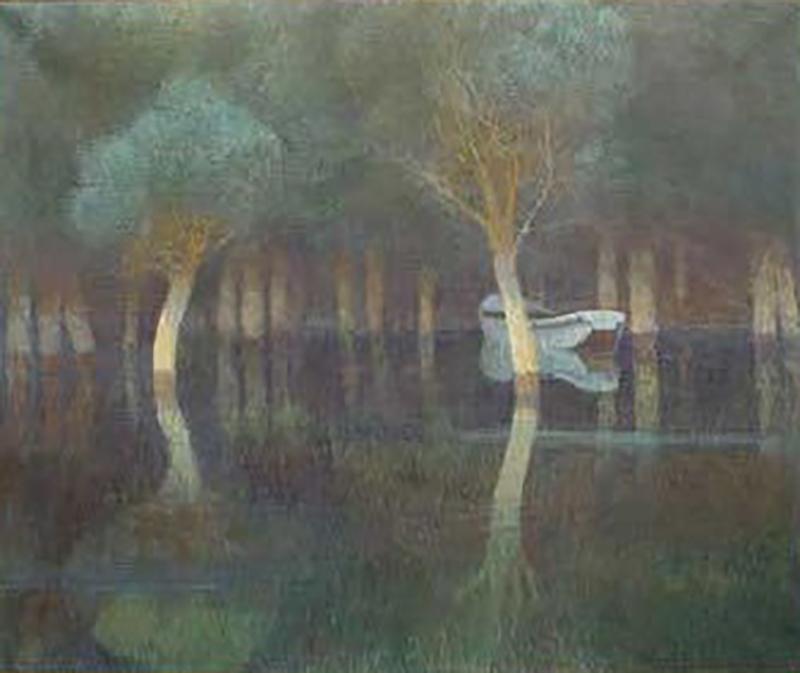 Carl Moll Moll Painting Dammerung 