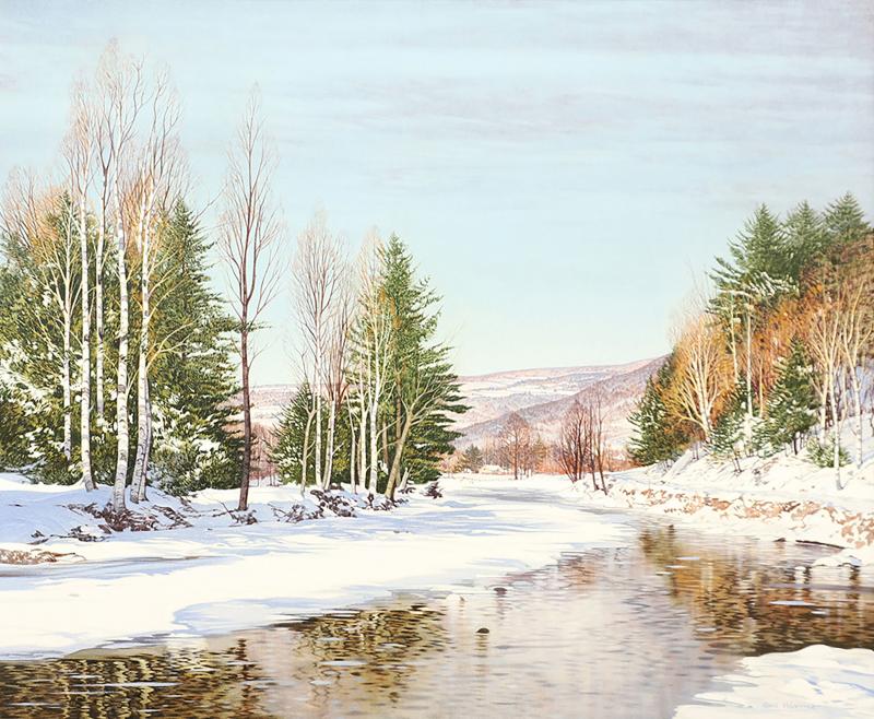 Carl Wuermer THE WINTRY RIVER