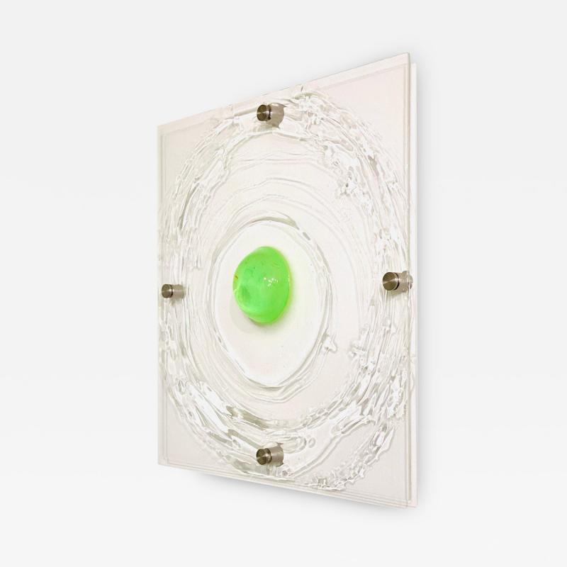 Carla Goldberg Carla Goldberg Glitter Green Cast and Poured Resin 2021