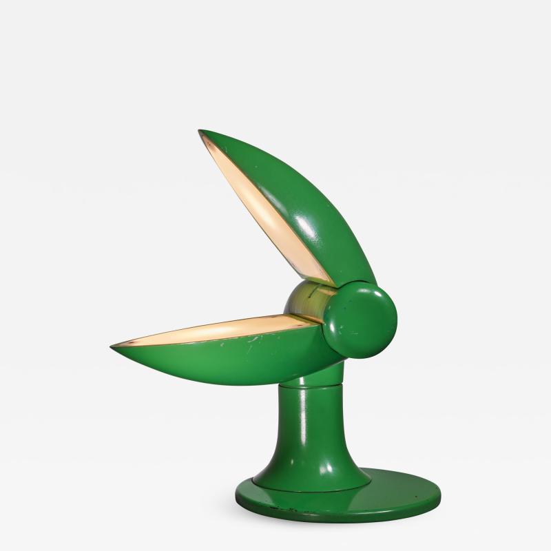 Carla Venosta Carla Venosta green Quebec table lamp Italy 1970s