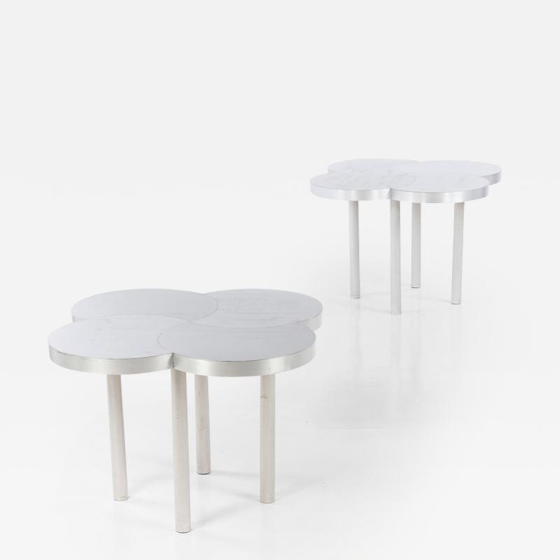 Carla Venosta Pair of Rotorquattro tables Prototypes