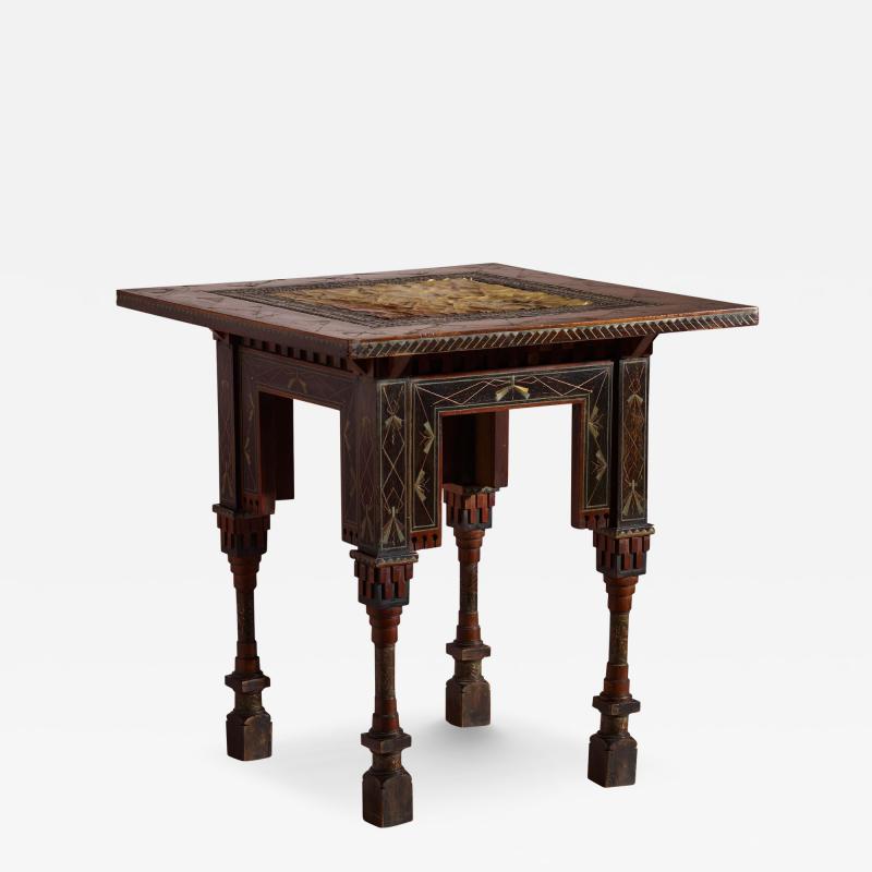 Carlo Bugatti Carlo Bugatti side table Italy late 19th century