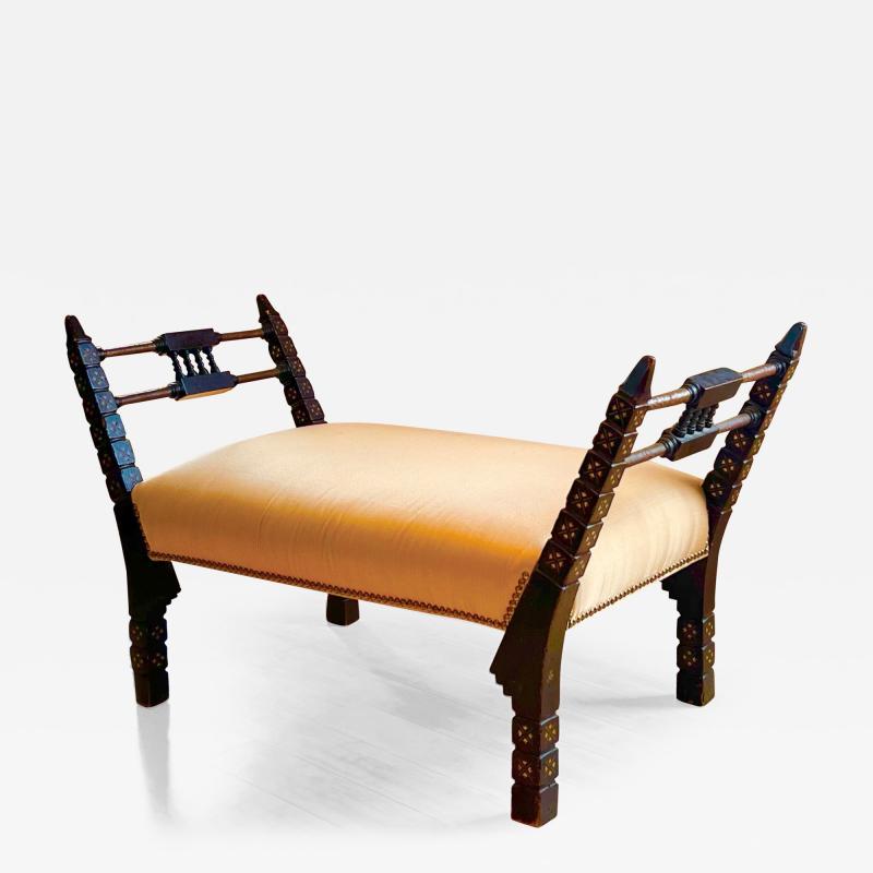 Carlo Bugatti Style of Carlo Bugatti bench