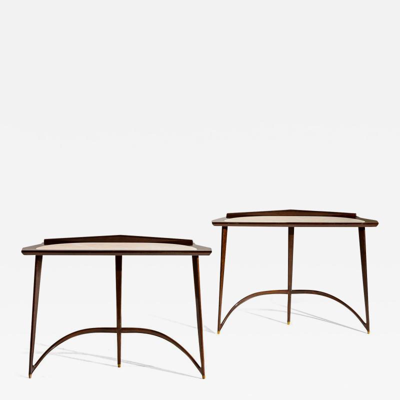 Carlo Enrico Rava Pair of console tables