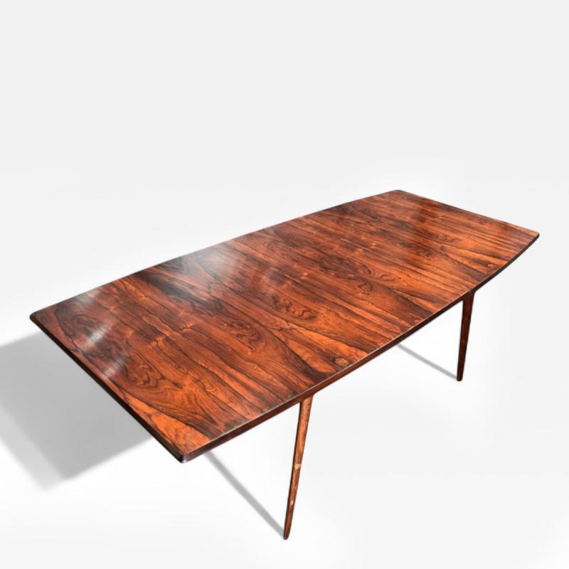 Carlo Hauner Extendable Dining Table in Rosewood Carlo Hauner 1950s Lot 444