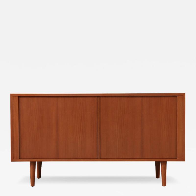 Carlo Jensen Carlo Jensen Teak Tambour Door Credenza for Hundevad