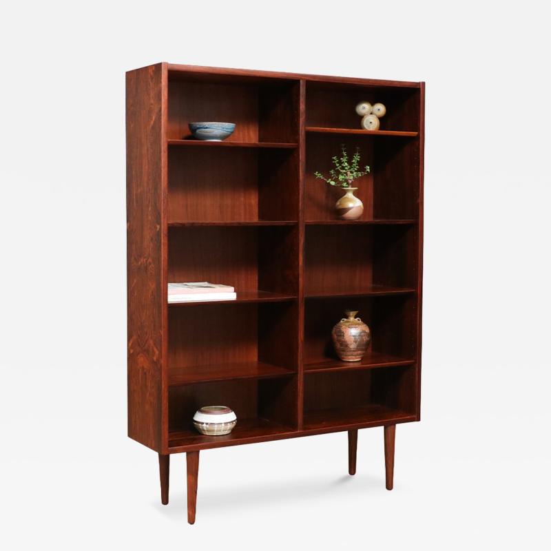 Carlo Jensen Danish Modern Brazilian Rosewood Bookshelf by Carlo Jensen