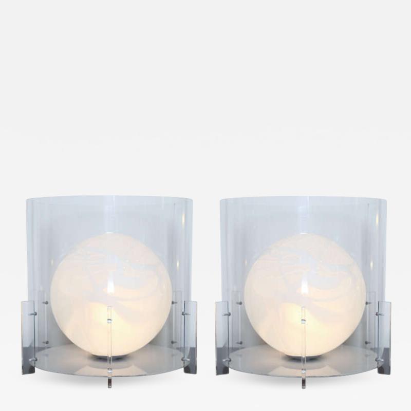 Carlo Nason AVMazzega Table Lamps Designed by Carlo Nason Made in Italy