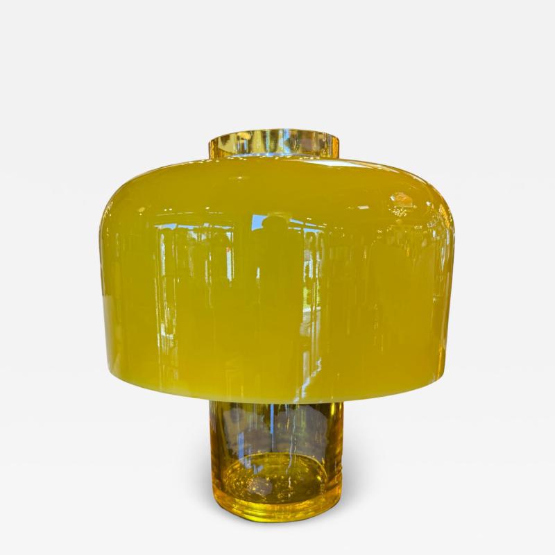 Carlo Nason LT226 Murano Glass Table Lamp by Carlo Nason for Mazzega in Yellow