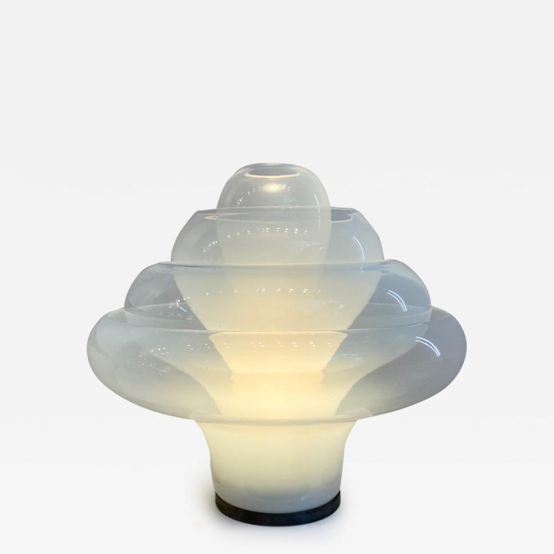 Carlo Nason Lotus Murano Glass Table Lamp by Carlo Nason for Mazegga