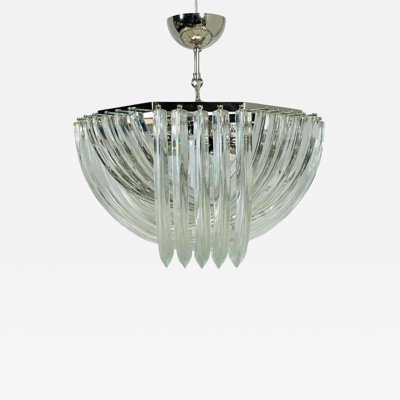 Carlo Nason Mid Century Venetian Glass Chandelier by Carlo Nason for Mazzega