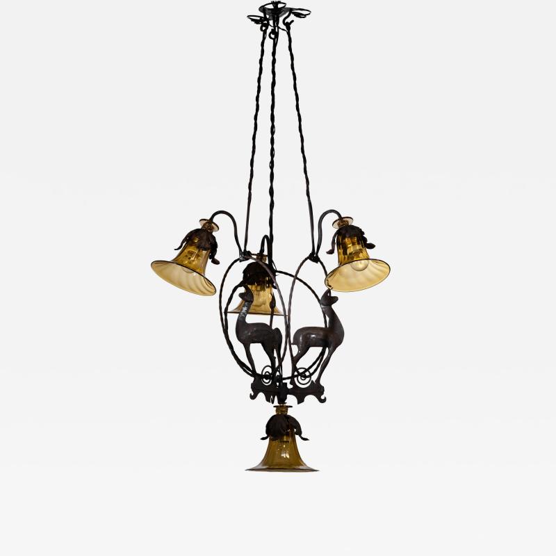 Carlo Rizzarda Carlo Rizzarda 4 arm chandelier