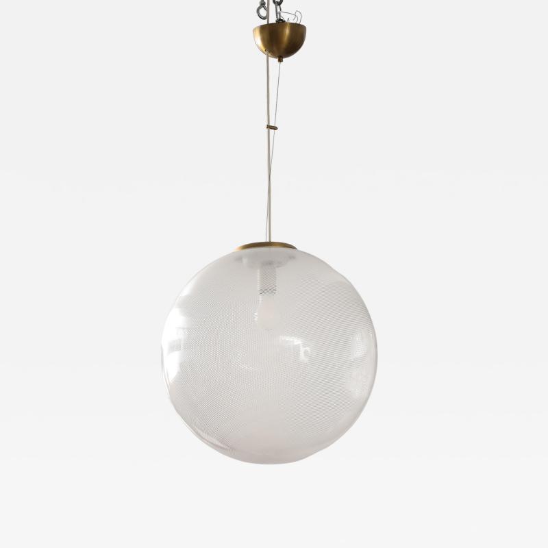 Carlo Scarpa Carlo Scarpa Venini Large Glass Pendant Italy 1925