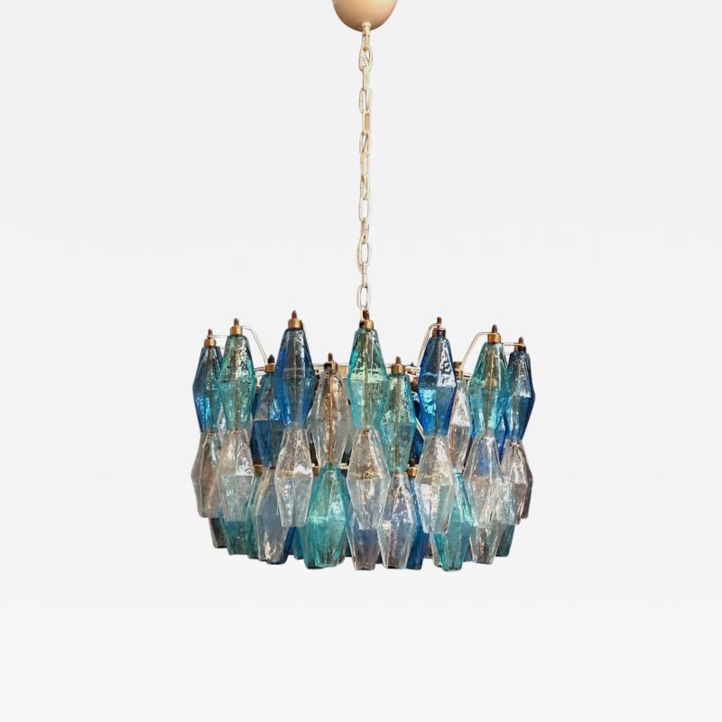 Carlo Scarpa Fantastic Murano Chandelier Poliedri in the Style of Carlo Scarpa