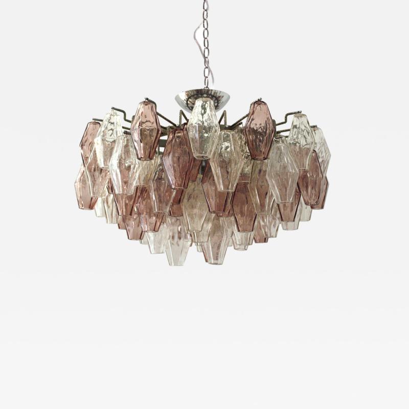 Carlo Scarpa Suspension Lamp Model Poliedri Designed by Carlo Scarpa and Edited by Venini