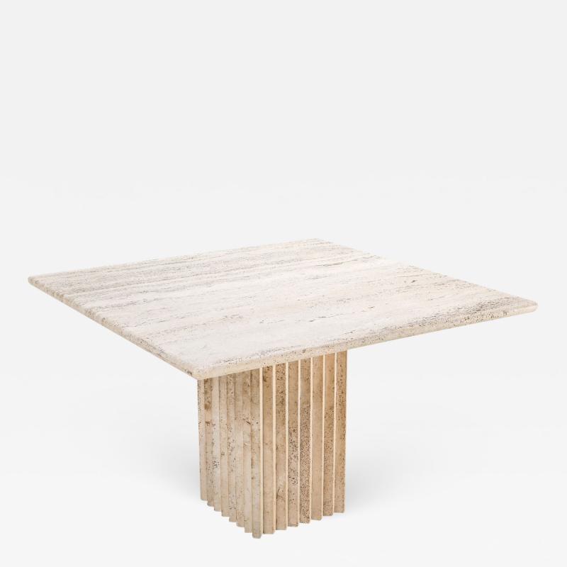 Carlo Scarpa Travertine dining table Carlo Scarpa 1970s