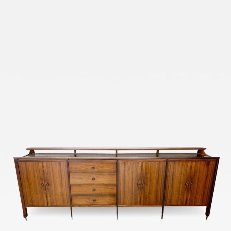Carlo de Carli Carlo di Carli Mid Century Sideboard with Mirrored Top by Carlo di Carli for Luigi Sormani