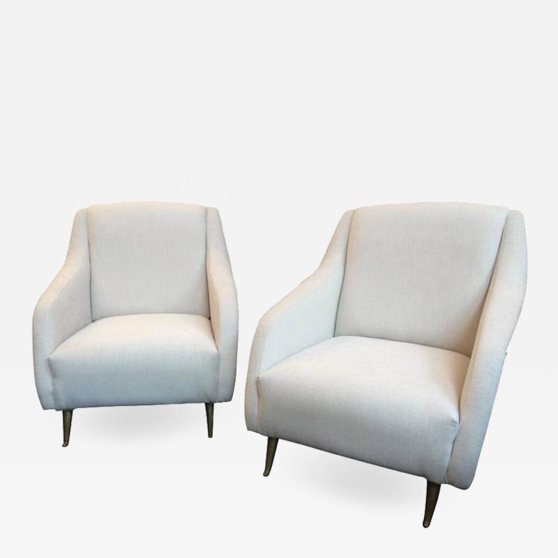 Carlo de Carli Pair of De Carli Armchair for ISA Bergamo