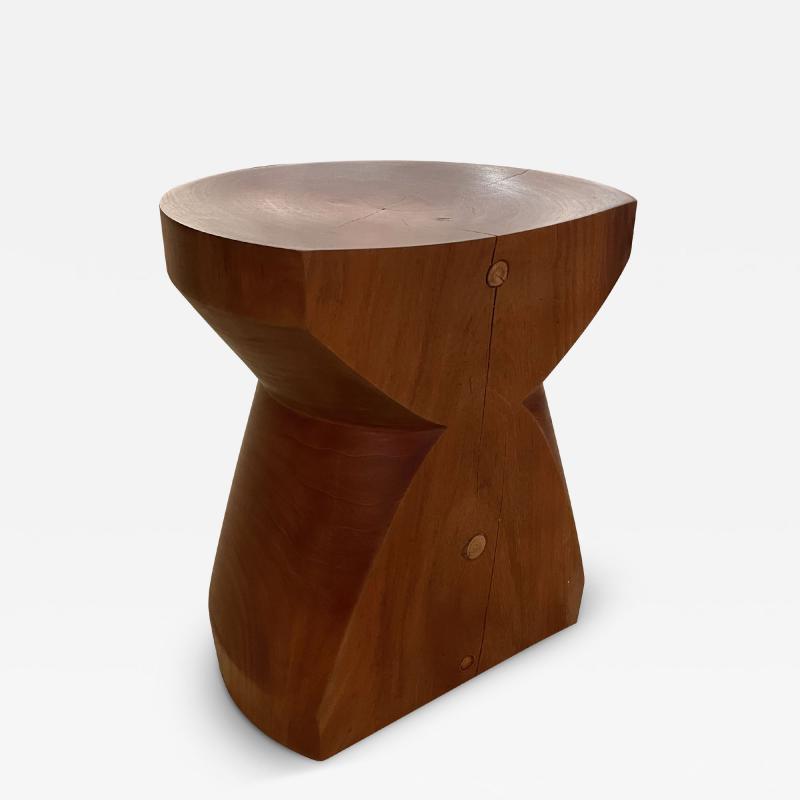 Carlos Mendoza Acosta Modernist taburet side table by Carlos Mendoza Acosta